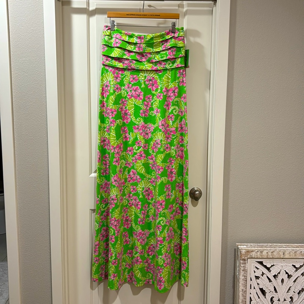Lilly Pulitzer NWT L Petula Maxi Dress